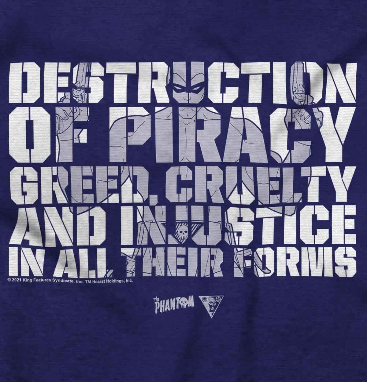 imageBrisco Brands the Phantom Superhero Motto Hoodie Sweatshirt Women MenPurple