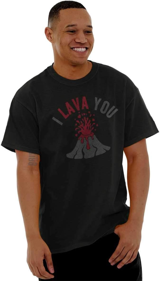 imageI Lava You Valentines Day Love Pun Graphic T Shirt Men or WomenBlack
