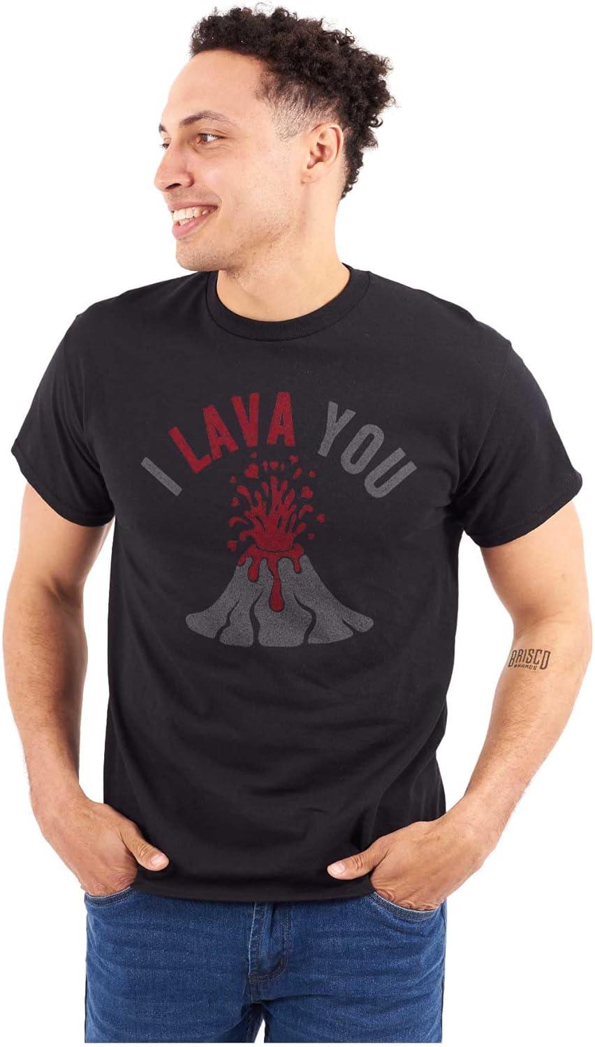 imageI Lava You Valentines Day Love Pun Graphic T Shirt Men or WomenBlack