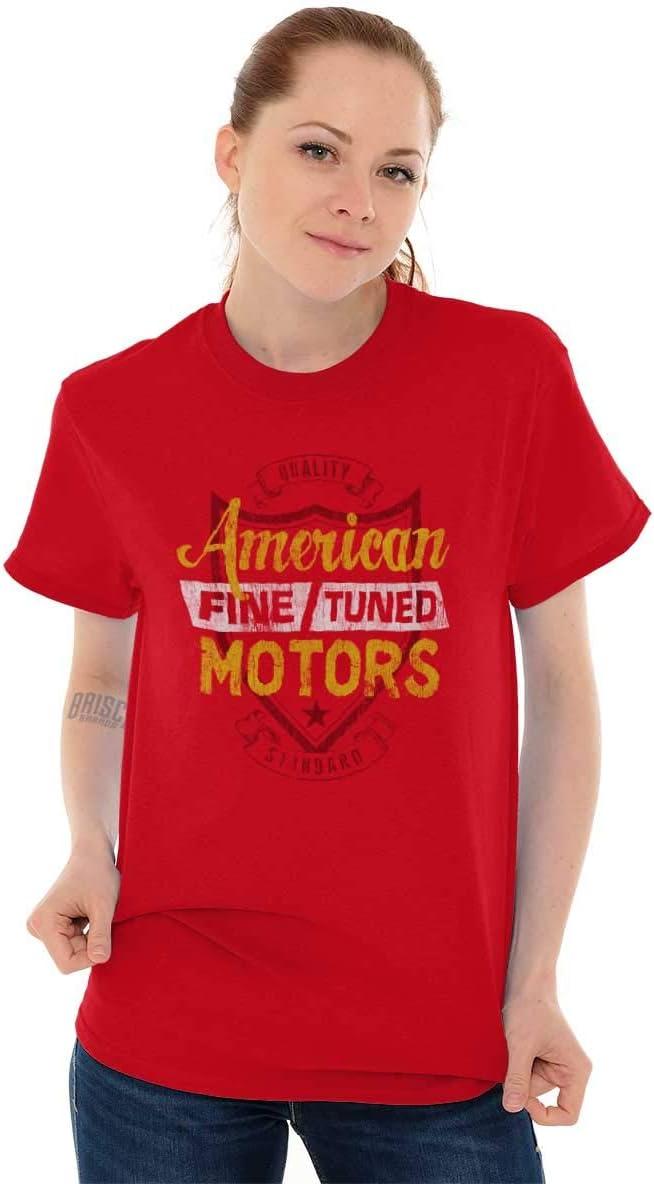 imageAmerican Classic Retro Car Lover Graphic T Shirt Men or WomenRed
