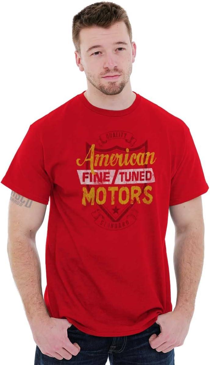 imageAmerican Classic Retro Car Lover Graphic T Shirt Men or WomenRed