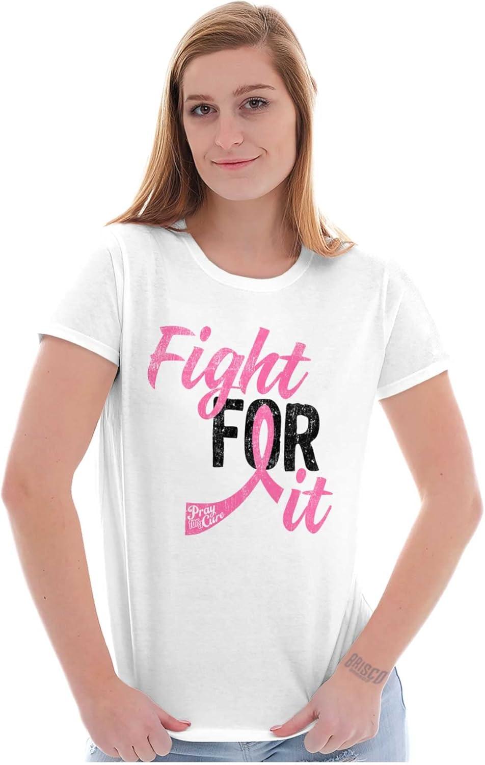imageFight Boxing Breast Cancer WarriorFight Fot It White