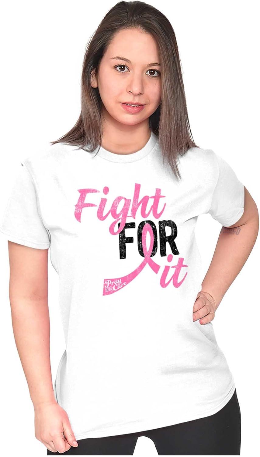 imageFight Boxing Breast Cancer WarriorFight Fot It White