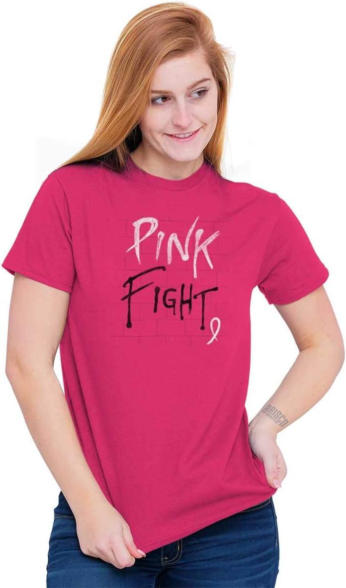 imagePink Fight Breast Cancer Awareness Womens Graphic T Shirt Tees