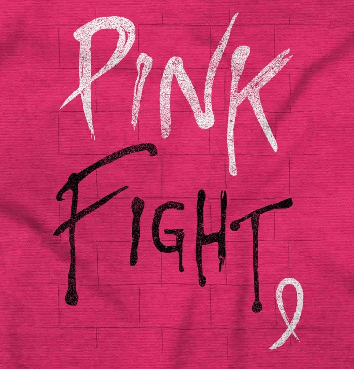 imagePink Fight Breast Cancer Awareness Womens Graphic T Shirt Tees