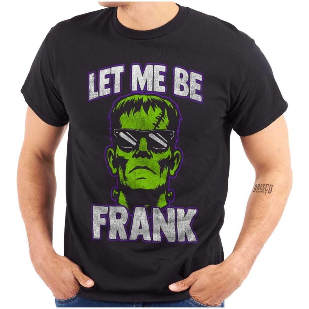 imageFunny Halloween Let Me Be Frank Graphic T Shirt Men or WomenBlack