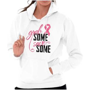 Classic Teaze Pink Power Breast Cancer Awareness(Grab Some Save Some – White)