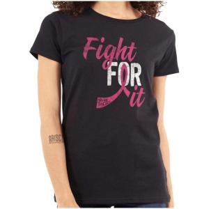 Fight Boxing Breast Cancer Warrior(Fight Fot It – Black)