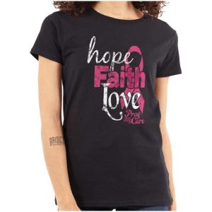 Fight Boxing Breast Cancer Warrior(Hope Faith Love – Black)