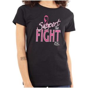 Fight Boxing Breast Cancer Warrior(Support the Fight – Black)