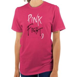 Pink Fight Breast Cancer Awareness Womens Graphic T Shirt Tees