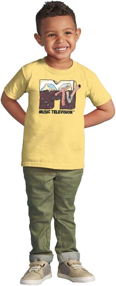 imageCool Retro MTV Soda Pop Drink Logo Toddler Boy Girl T ShirtButter