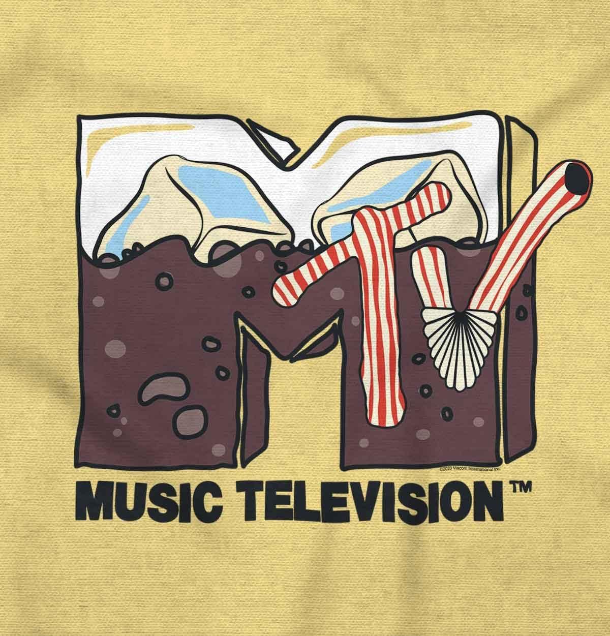 imageCool Retro MTV Soda Pop Drink Logo Toddler Boy Girl T ShirtButter