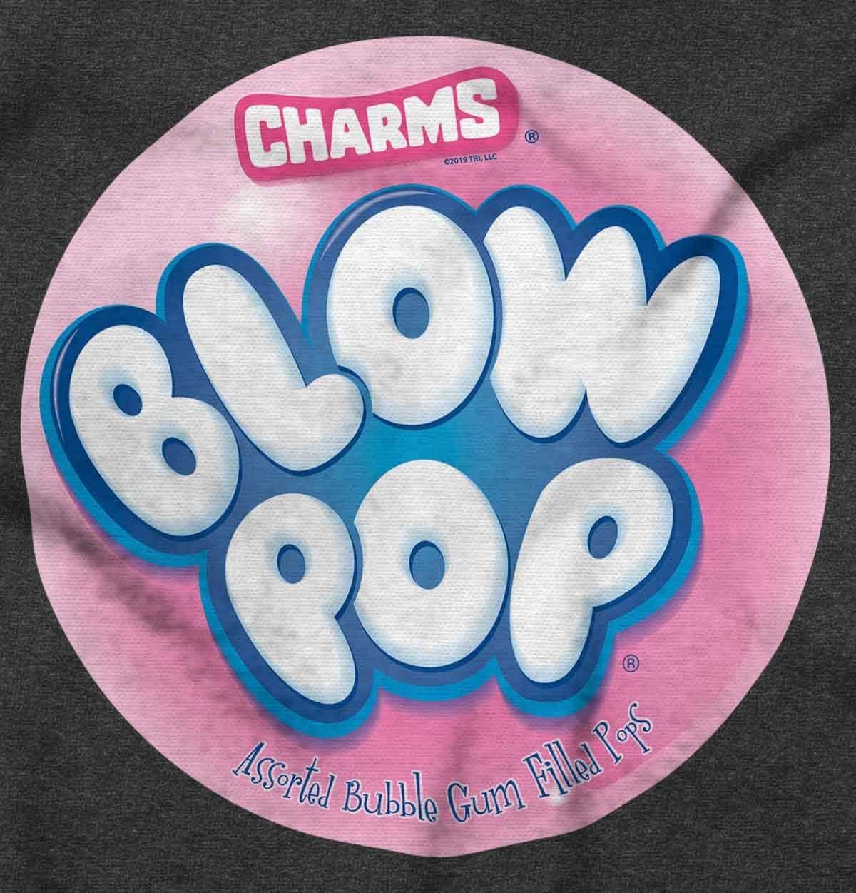 imageBrisco Brands Cute Retro Bubblegum Blow Pop Womens Graphic T Shirt Tees Dark Heather