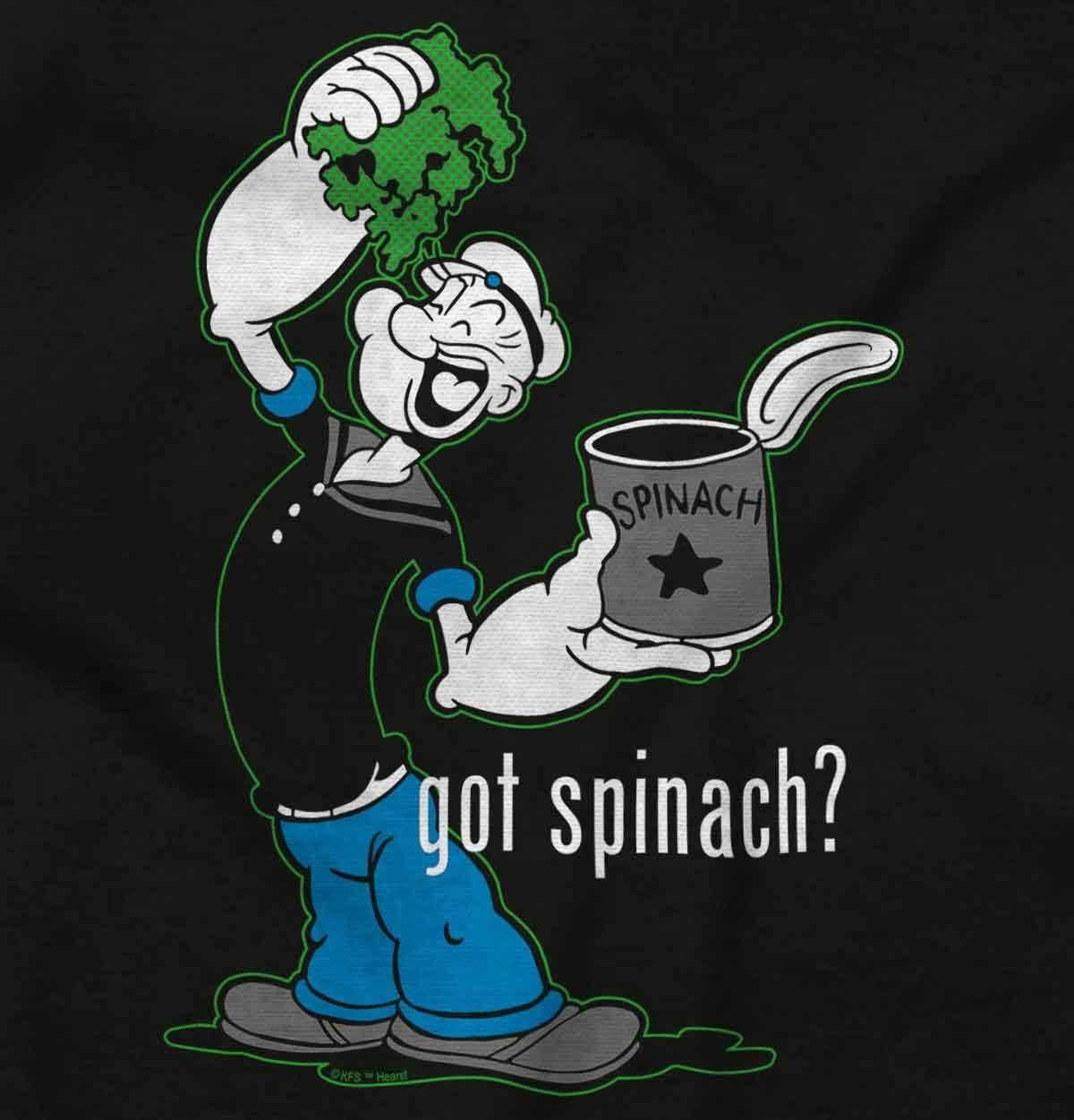 imageBrisco Brands Popeye The Sailor Man Got Spinach Sweatshirt for Men or WomenBlack