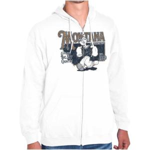 Brisco Brands Popeye Cartoon American States Zip Up Hoodie Mens Womens(Montana)