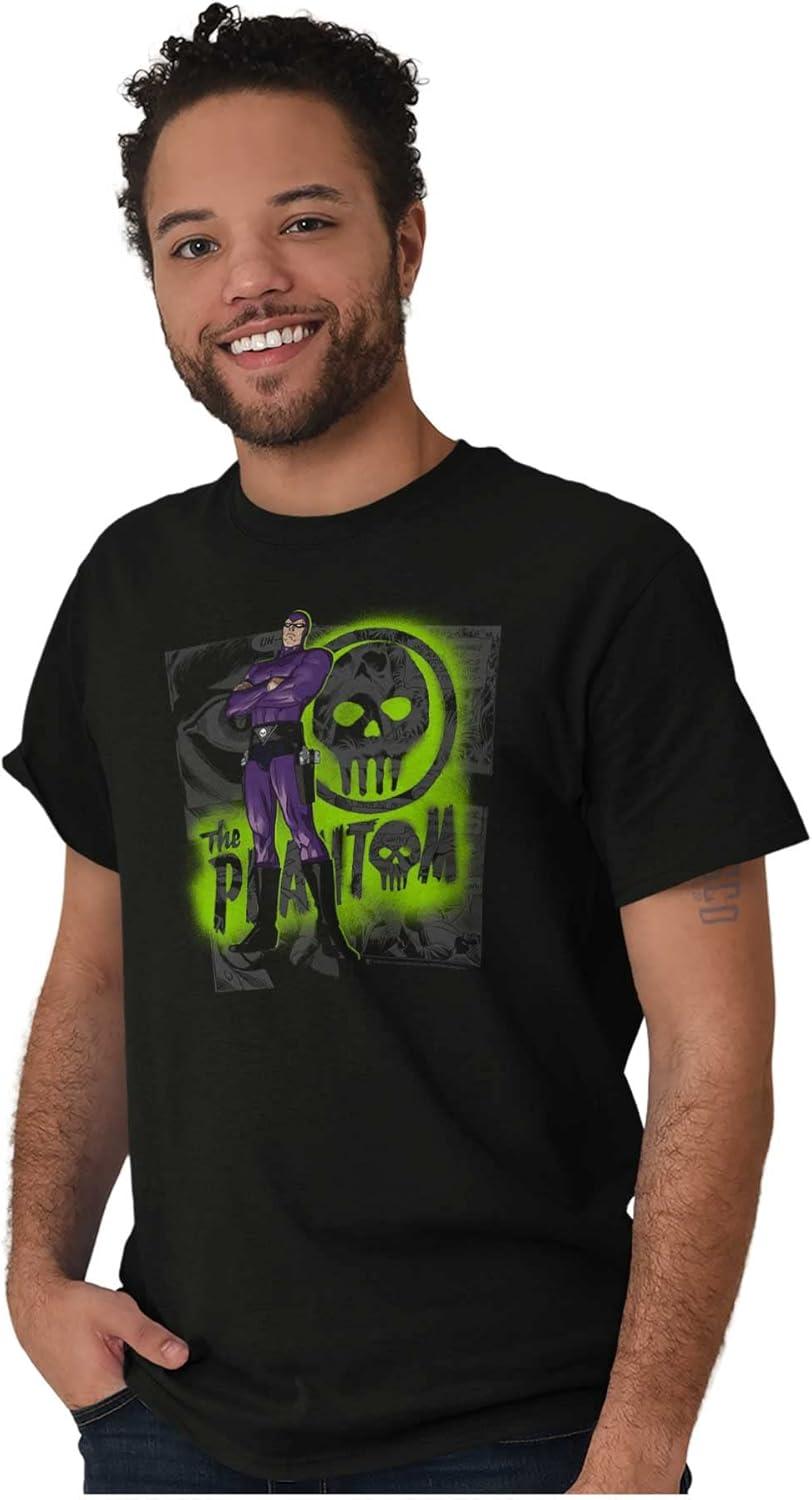 imageBrisco Brands The Phantom Skull Cave Comic Book Graphic T Shirt Men or WomenBlack