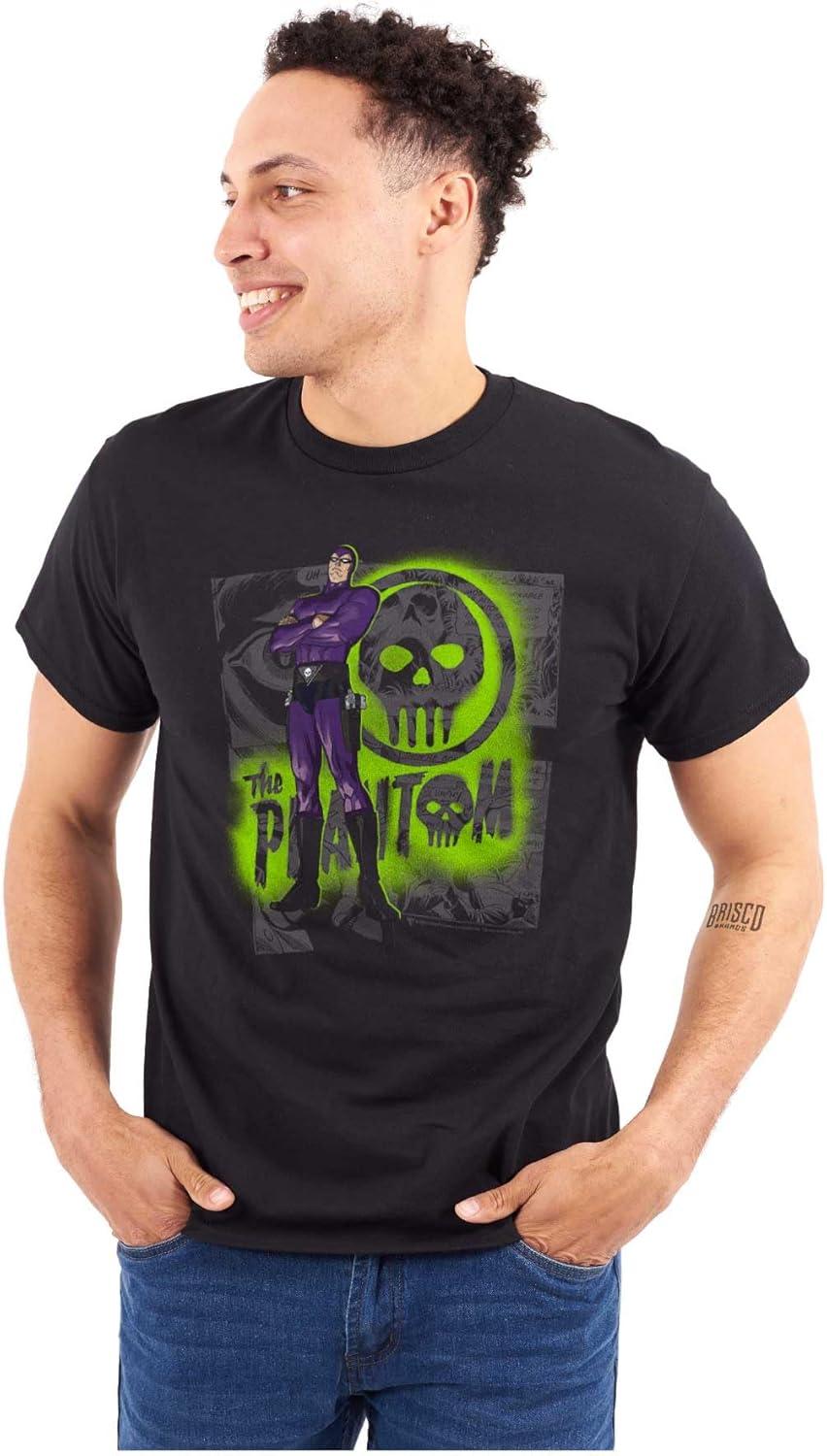 imageBrisco Brands The Phantom Skull Cave Comic Book Graphic T Shirt Men or WomenBlack