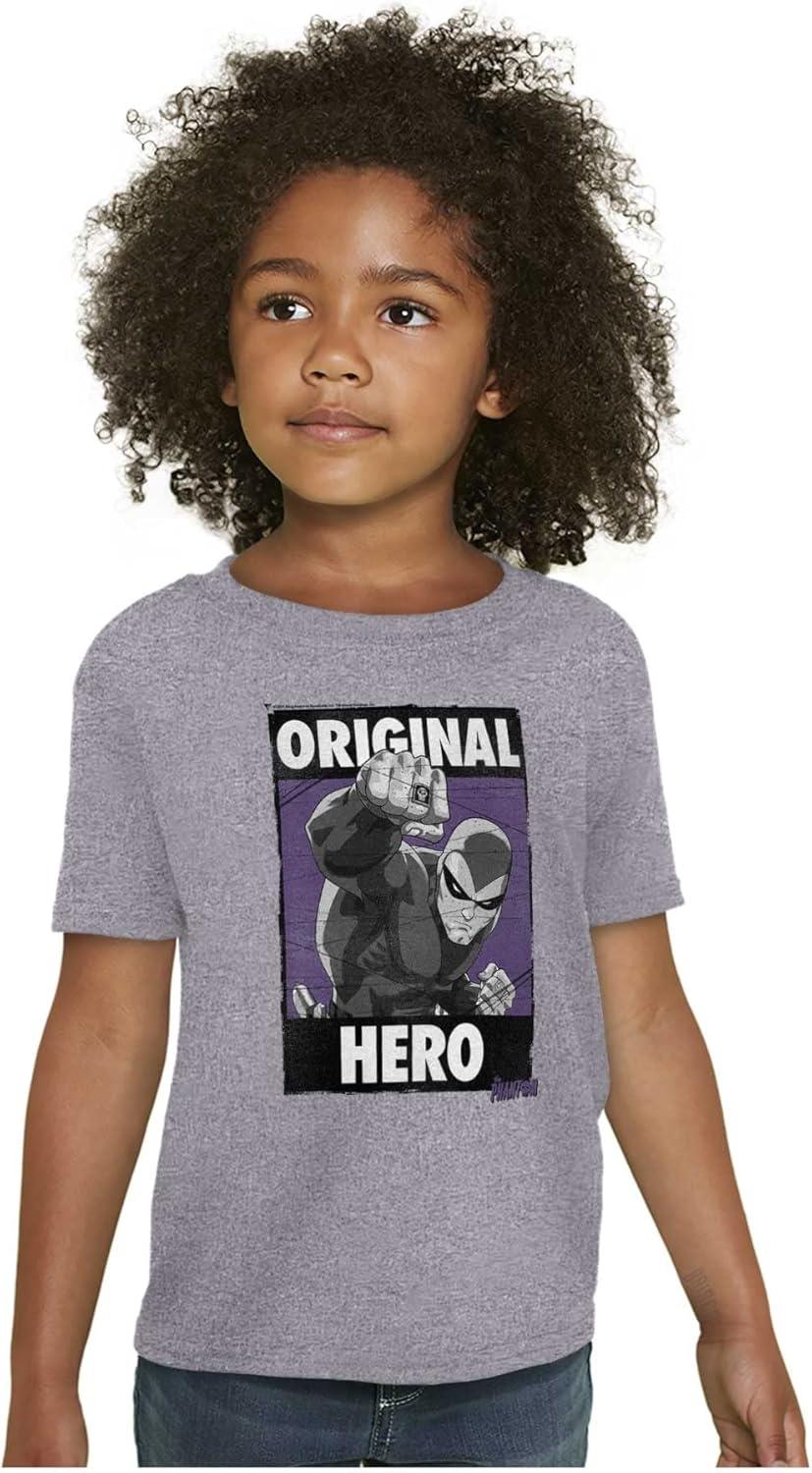 imageThe Phantom Original Hero Superhero Crewneck T Shirts Boy GirlSport Grey