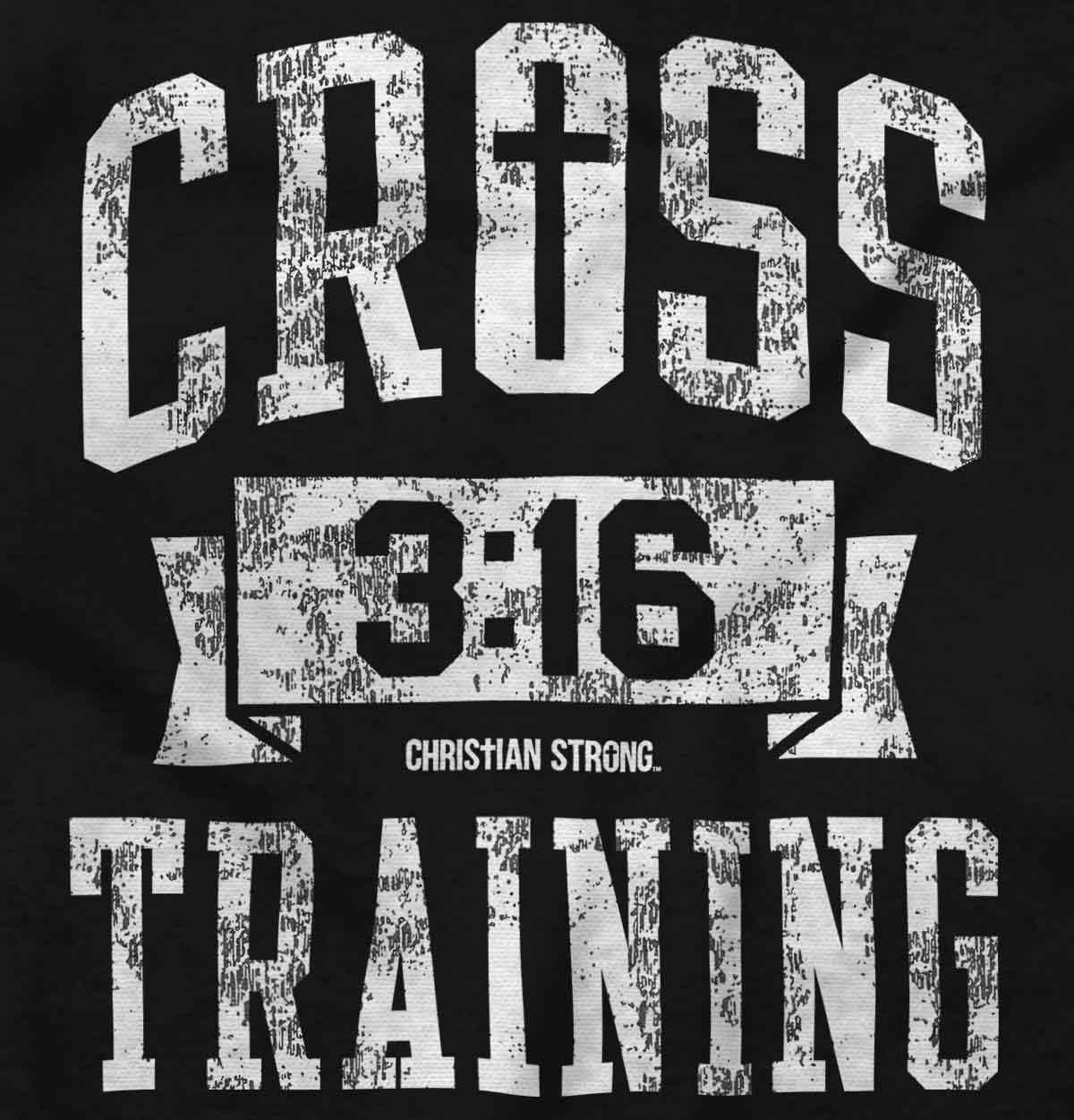 imageBrisco Brands Cross Training 316 Christian Graphic T Shirt Men or WomenBlack