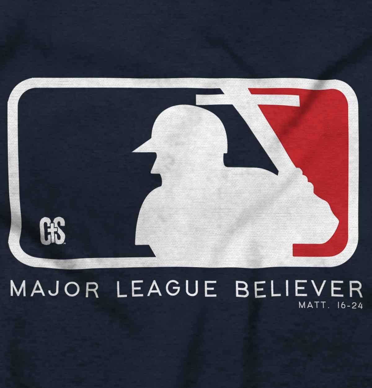 imagePunny Christian Major Believer Cross Graphic T Shirt Men or WomenNavy