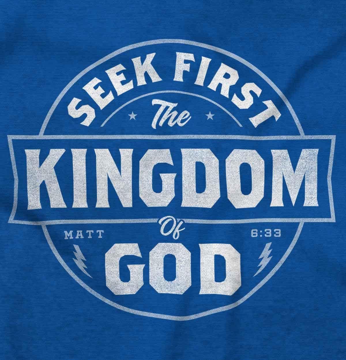 imageSeek Kingdom of God Christian Mens Graphic T Shirt TeesRoyal
