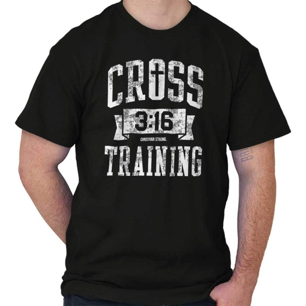 imageBrisco Brands Cross Training 316 Christian Graphic T Shirt Men or WomenBlack