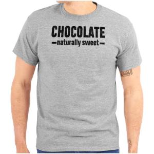 Brisco Brands Black Pride Naturally Sweet Melanin Graphic T Shirt Men or Women(Sport Grey)