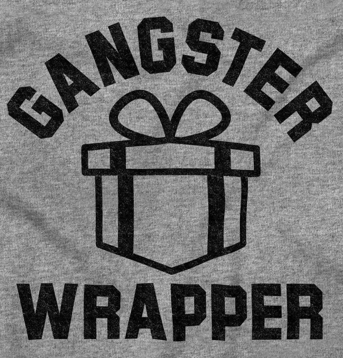 imageBrisco Brands Gangster Wrapper Long Sleeve Tshirt Men WomenSport Grey