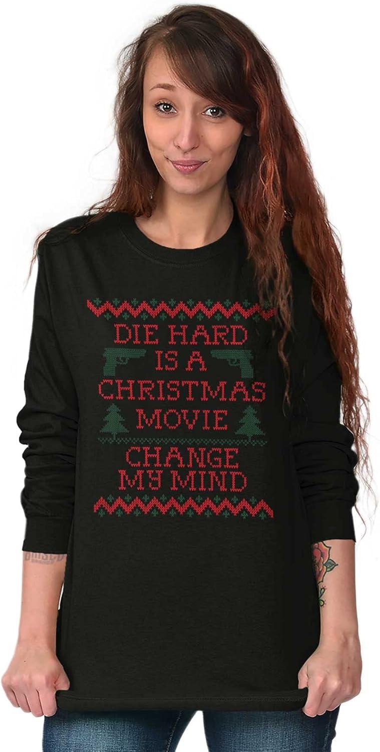 imageChristmas Movie Change My Mind Long Sleeve Tshirt Men WomenBlack