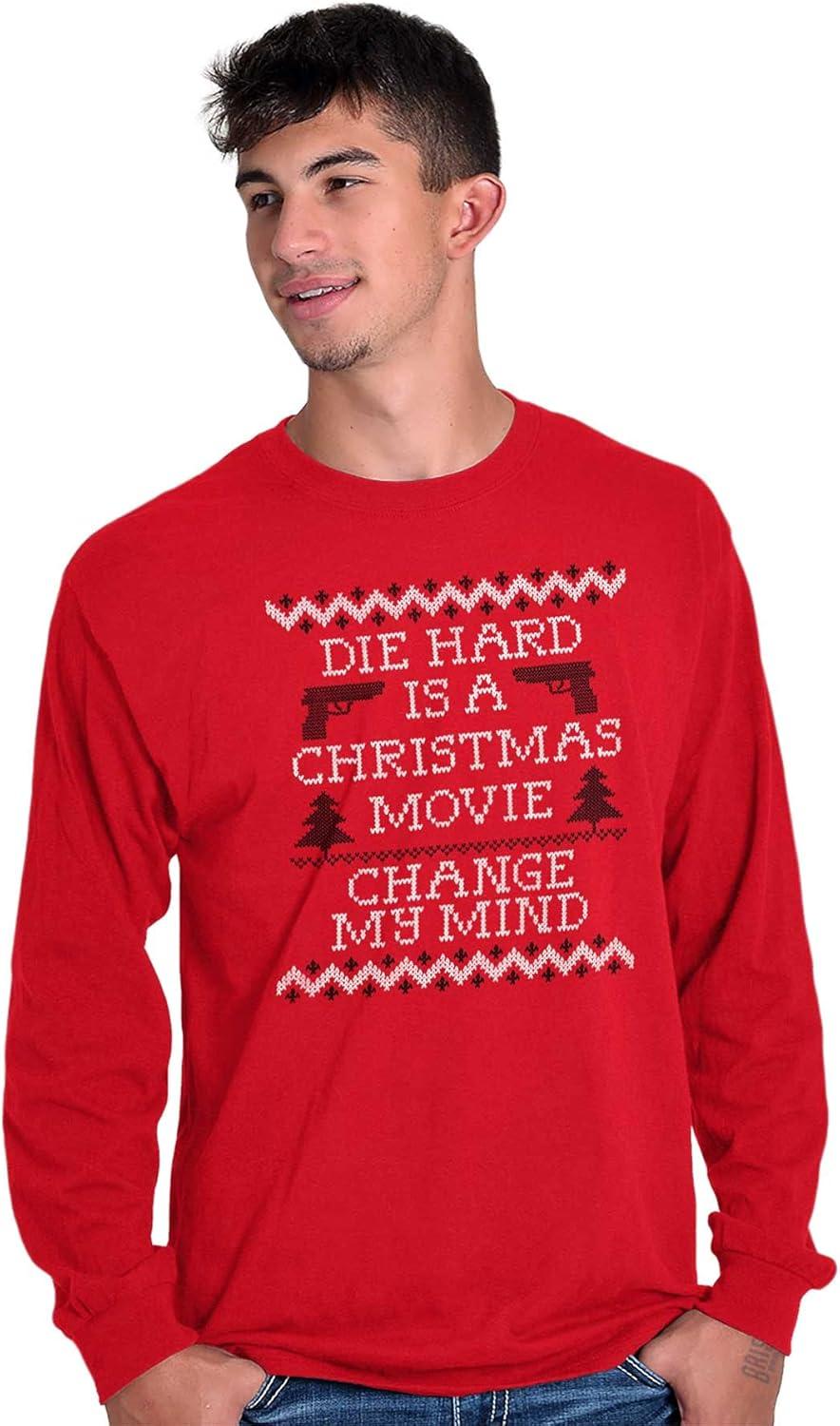 imageChristmas Movie Change My Mind Long Sleeve Tshirt Men WomenRed