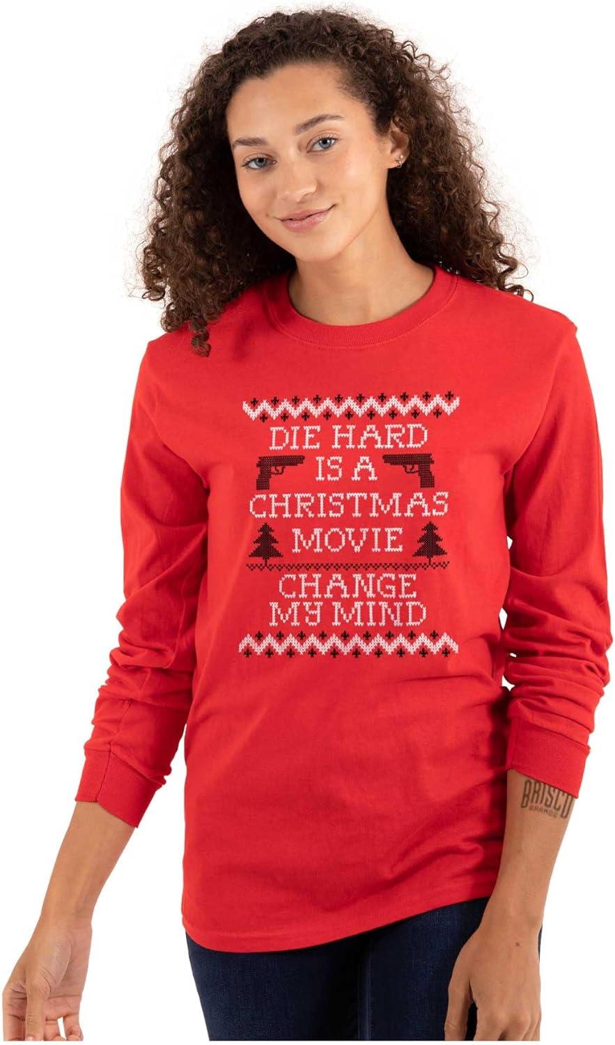 imageChristmas Movie Change My Mind Long Sleeve Tshirt Men WomenRed