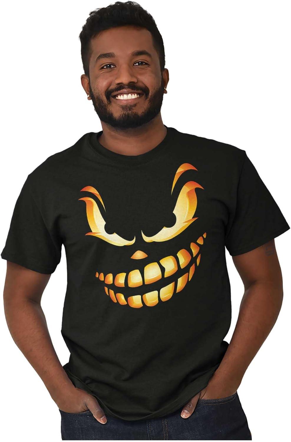 imageHalloween Evil Pumpkin Costume Graphic T Shirt Men or WomenBlack