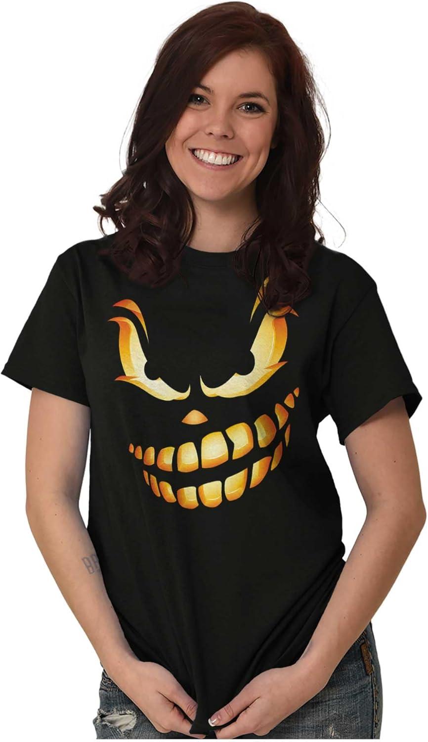 imageHalloween Evil Pumpkin Costume Graphic T Shirt Men or WomenBlack