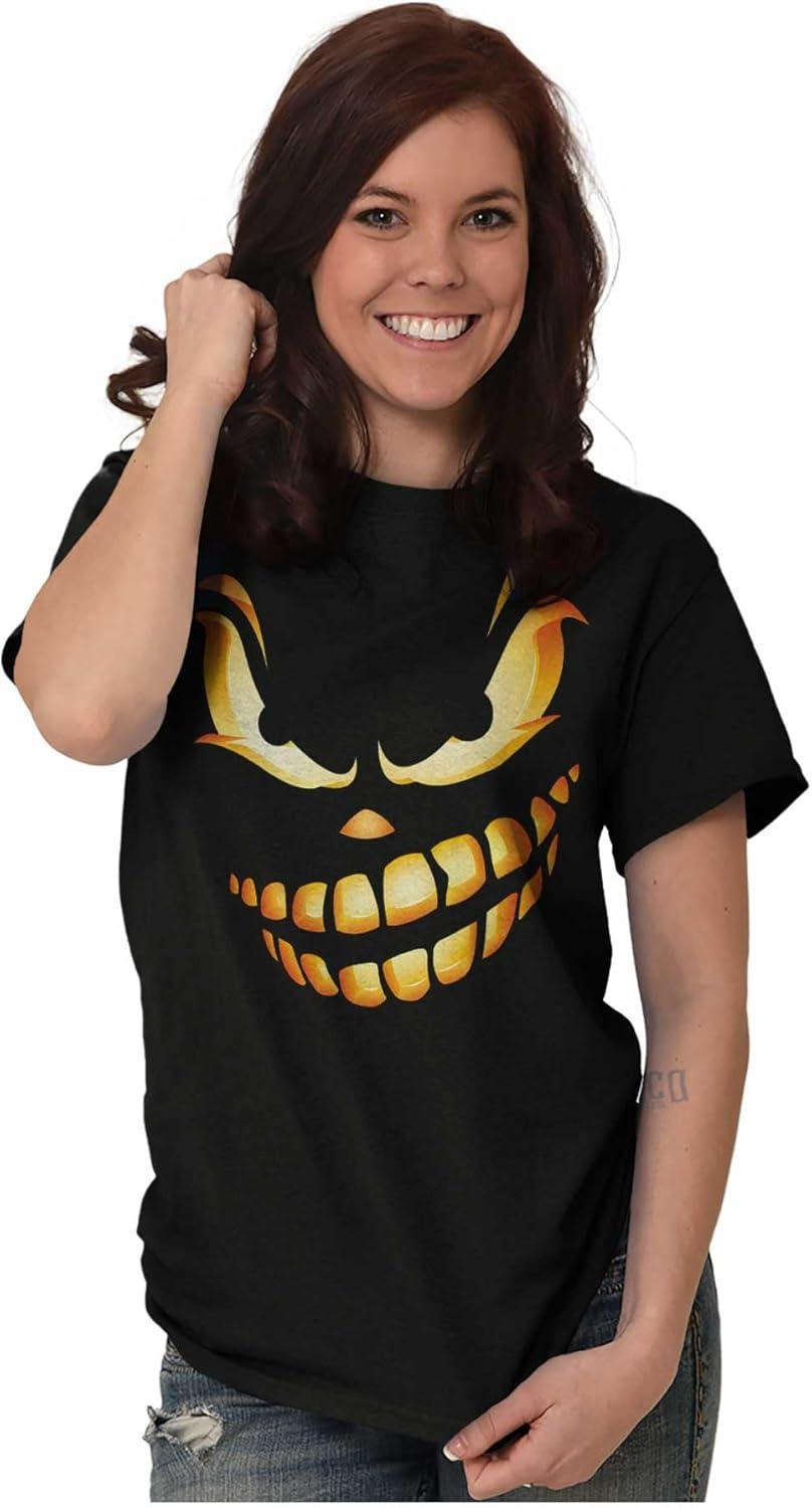 imageHalloween Evil Pumpkin Costume Graphic T Shirt Men or WomenBlack
