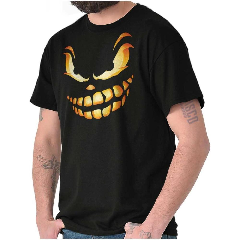 imageHalloween Evil Pumpkin Costume Graphic T Shirt Men or WomenBlack