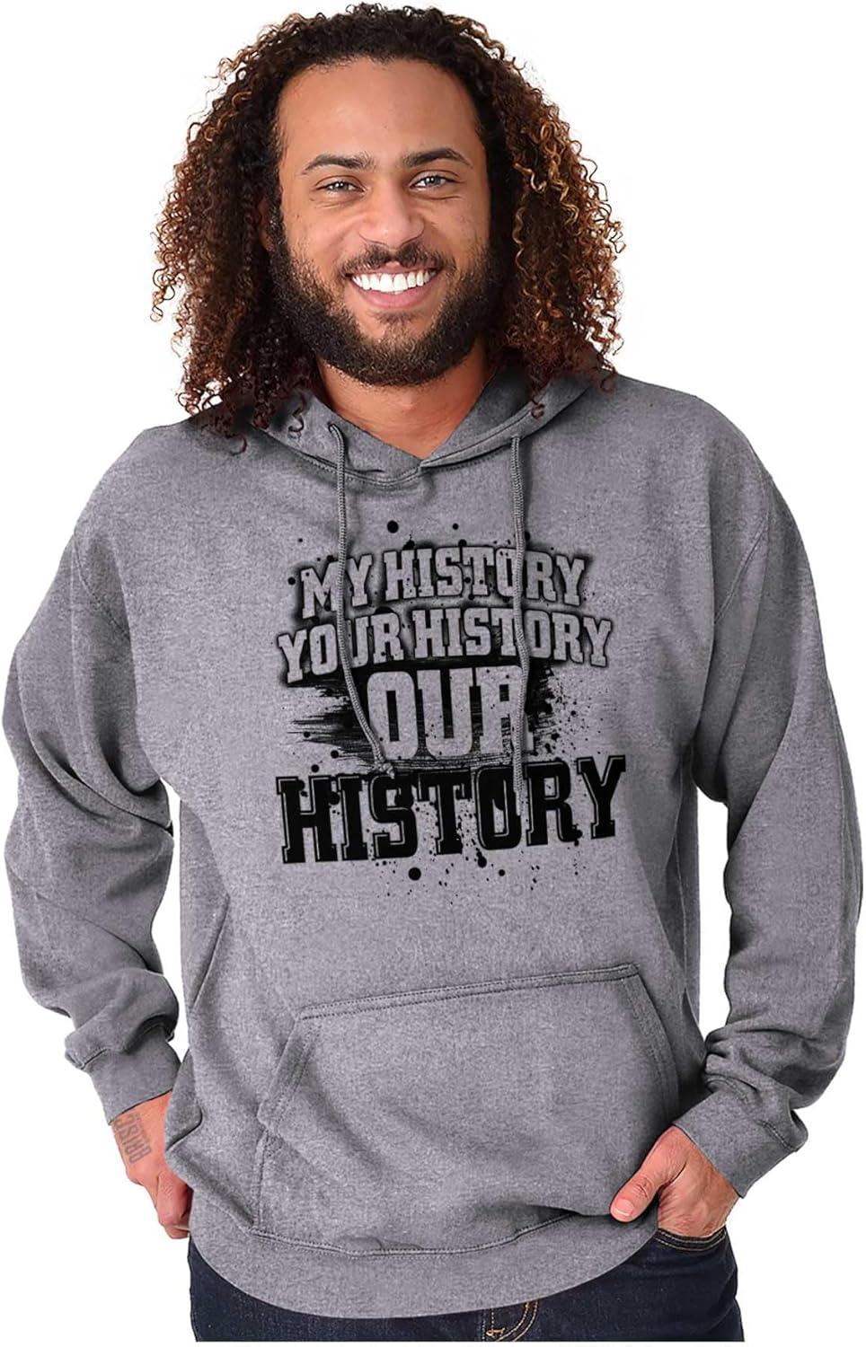 imageBlack History Month Mine Your Ours Hoodie Sweatshirt Women MenSport Grey