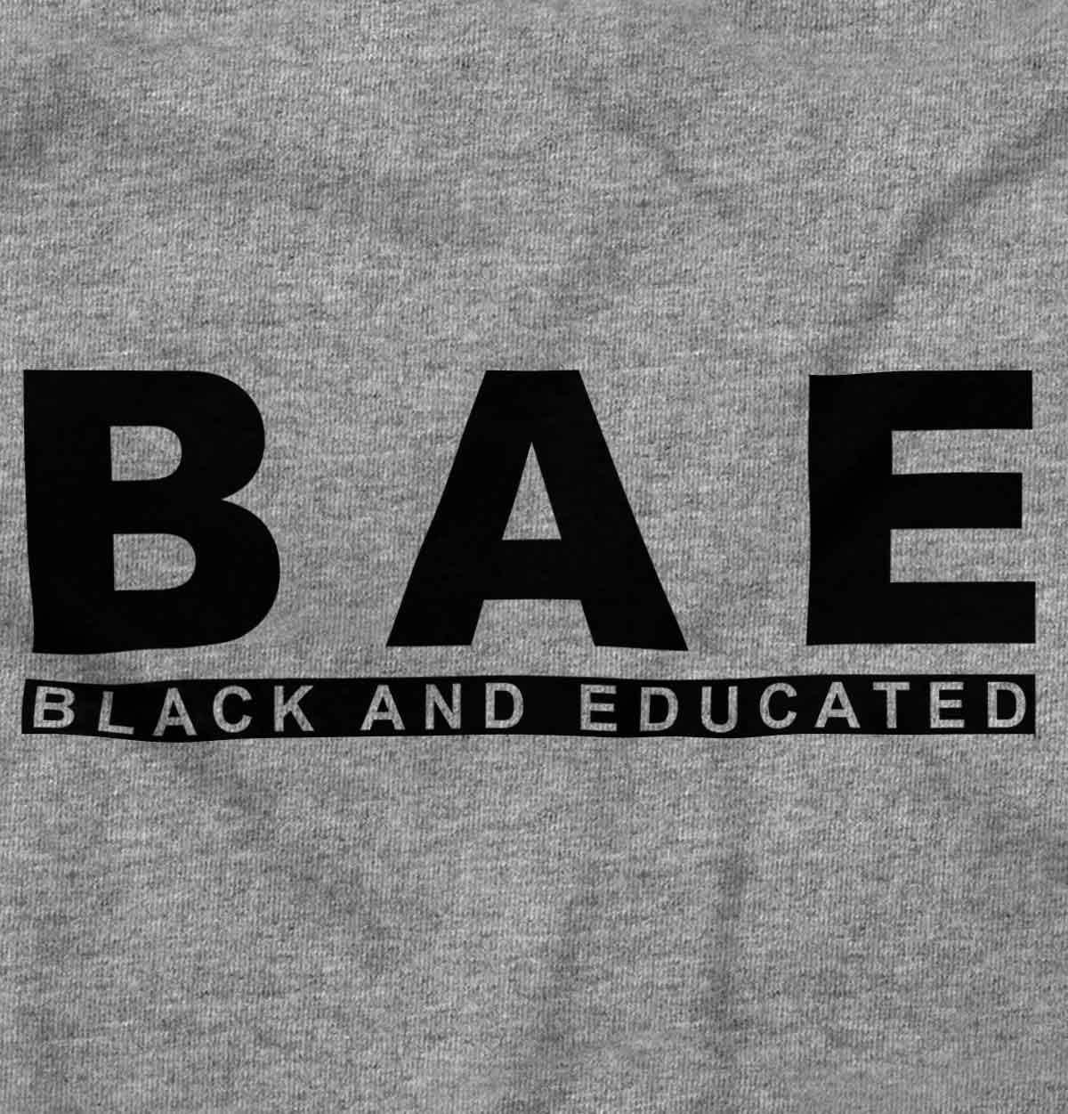 imageBrisco Brands BAE Black and Educated Kings Queens Zip Up Hoodie Mens WomensSport Grey