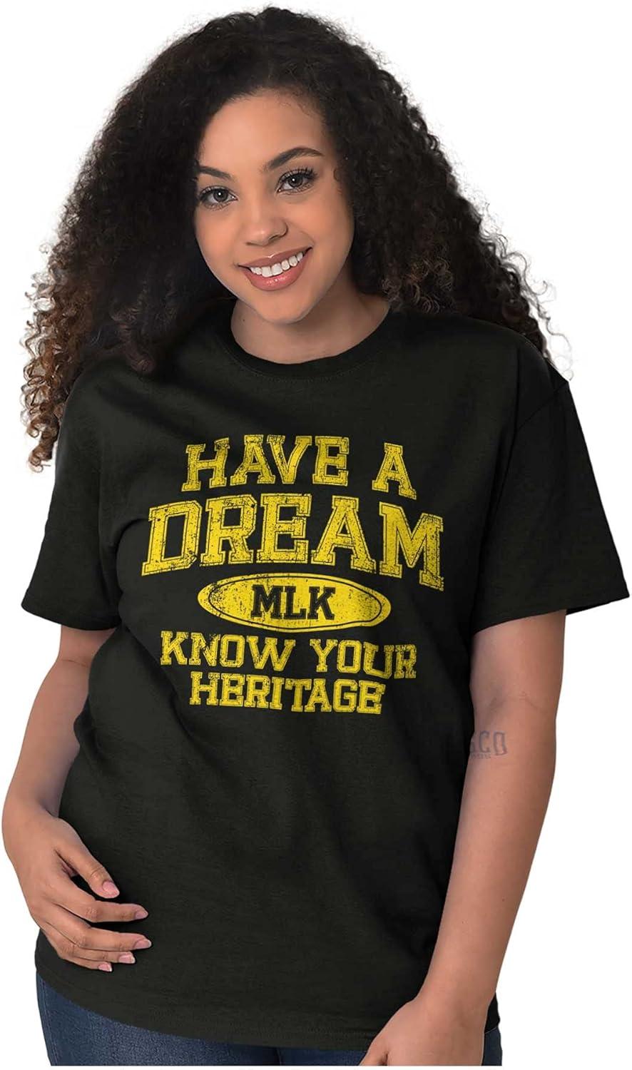 imageBrisco Brands Have a Dream MLK Black History Pride Graphic T Shirt Men or WomenBlack