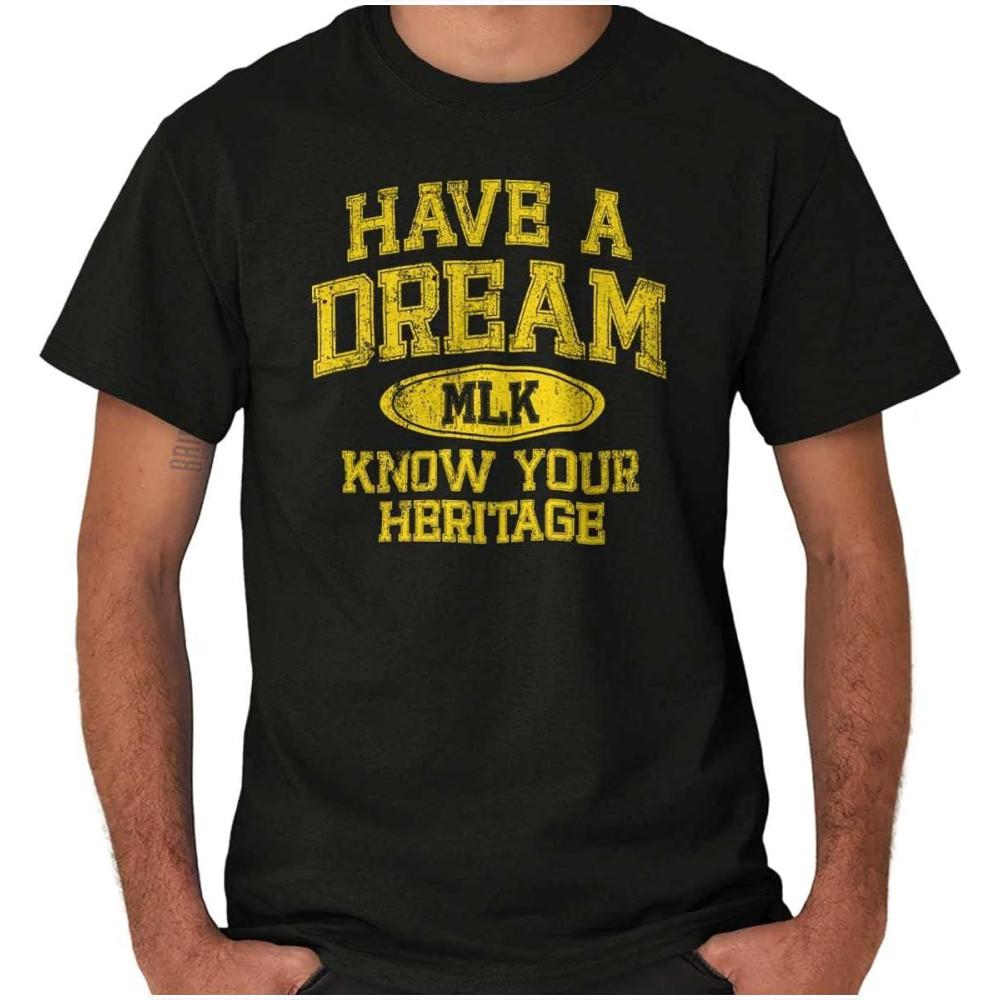 imageBrisco Brands Have a Dream MLK Black History Pride Graphic T Shirt Men or WomenBlack