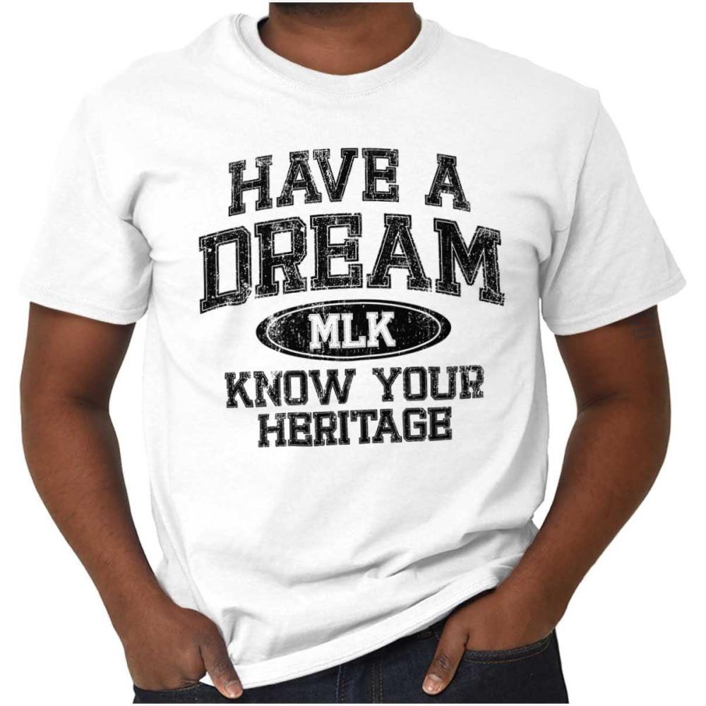 imageBrisco Brands Have a Dream MLK Black History Pride Graphic T Shirt Men or WomenWhite