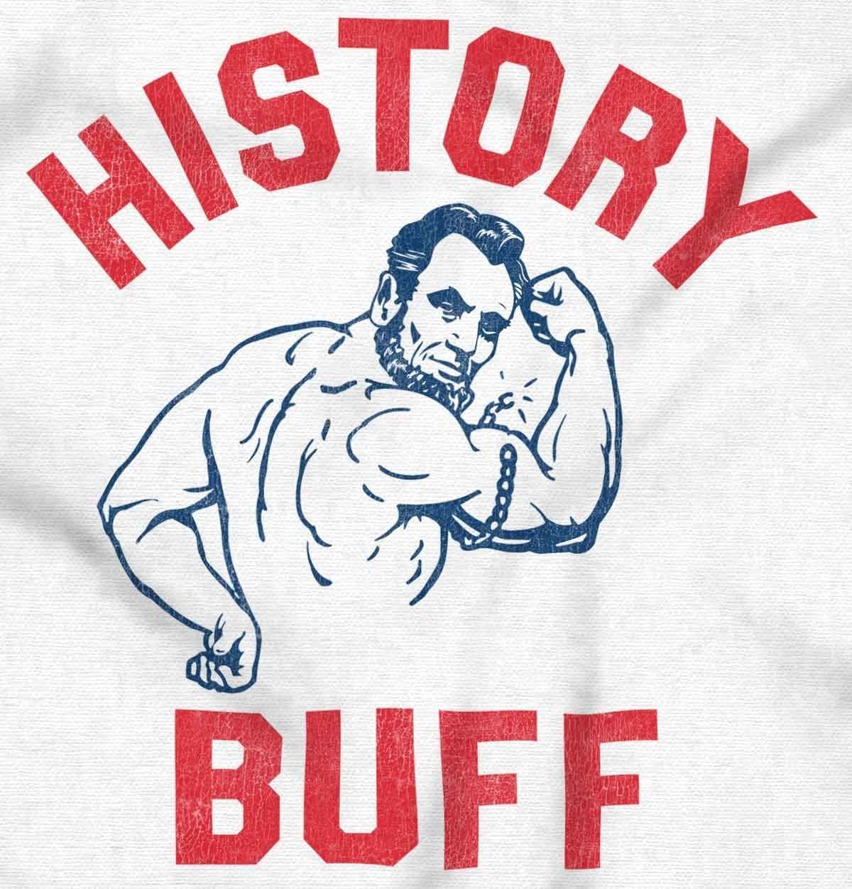 imageBrisco Brands USA History Buff Abe Lincoln Joke Hoodie Sweatshirt Women MenWhite