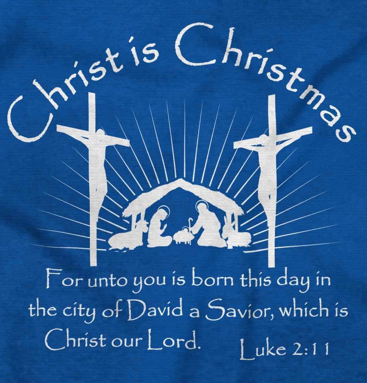 imageChrist is Christmas Christian Sweatshirt for Men or WomenRoyal