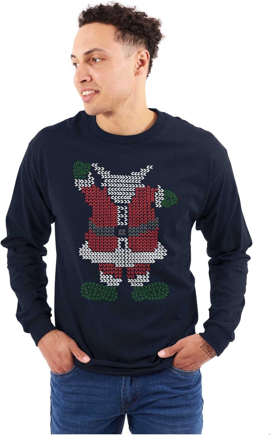 imageMerry Christmas Ya Filthy Animal Long Sleeve Tshirt Men WomenReindeer Santa Claus