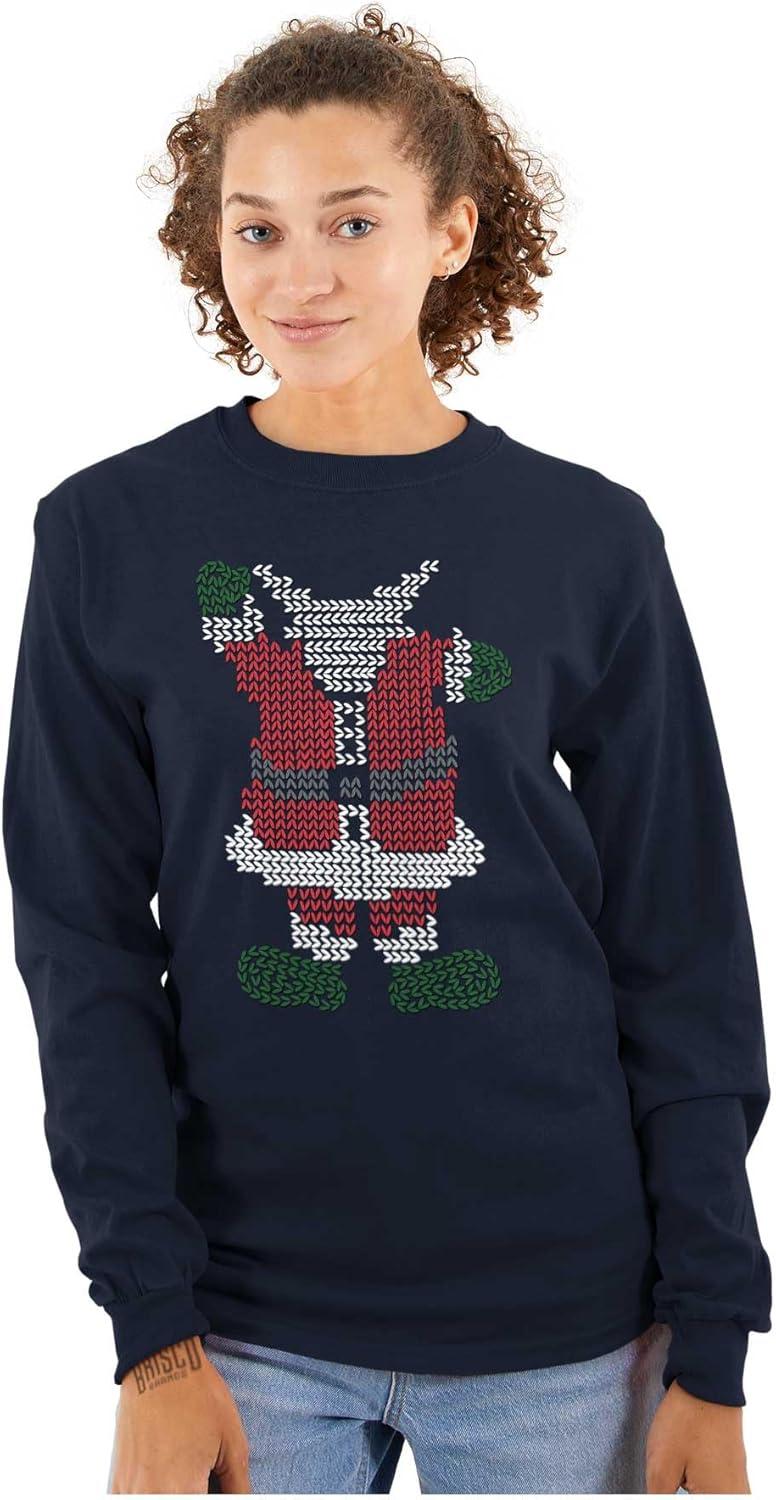 imageMerry Christmas Ya Filthy Animal Long Sleeve Tshirt Men WomenReindeer Santa Claus