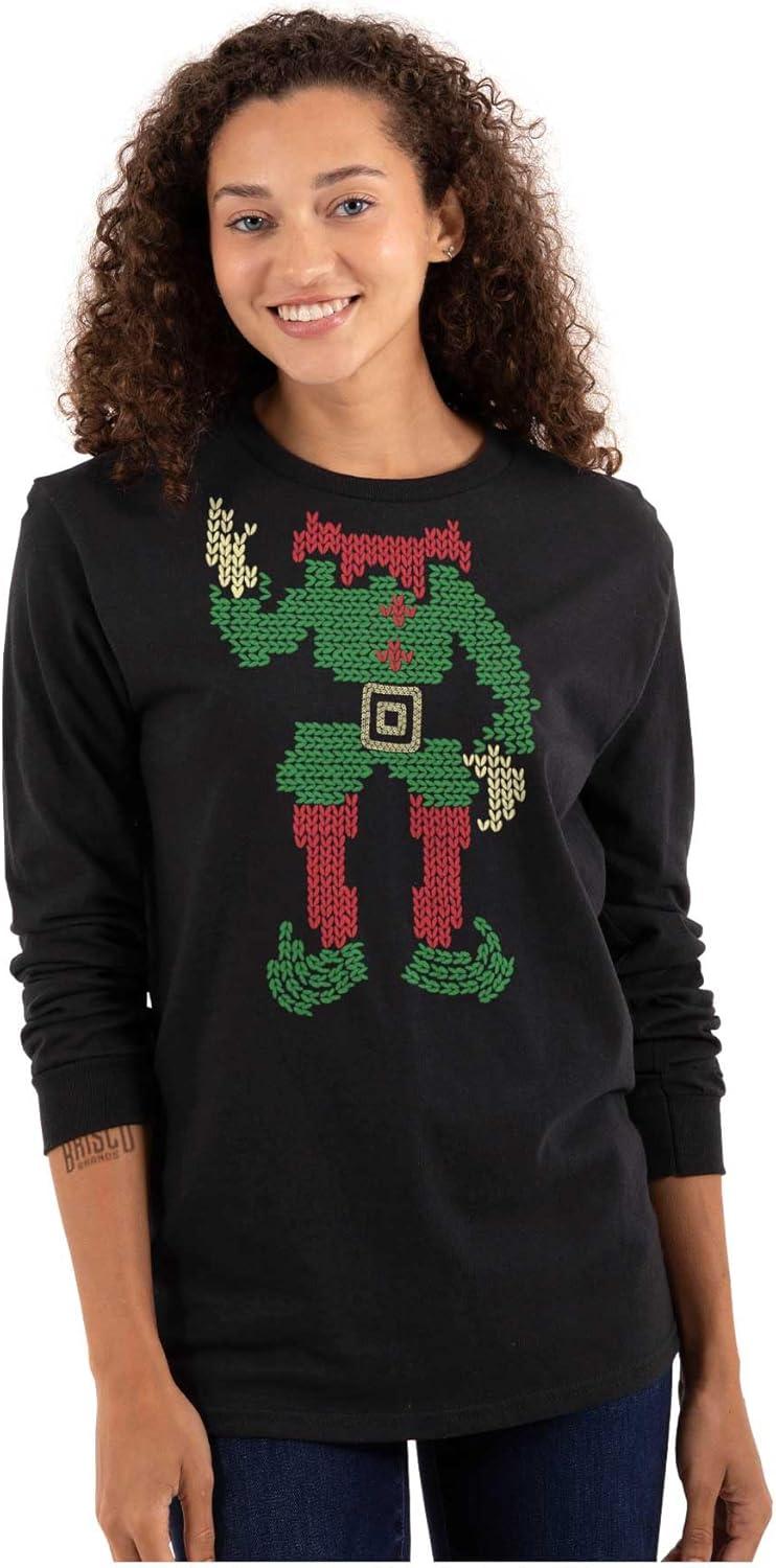 imageMerry Christmas Ya Filthy Animal Long Sleeve Tshirt Men WomenSantas Elf
