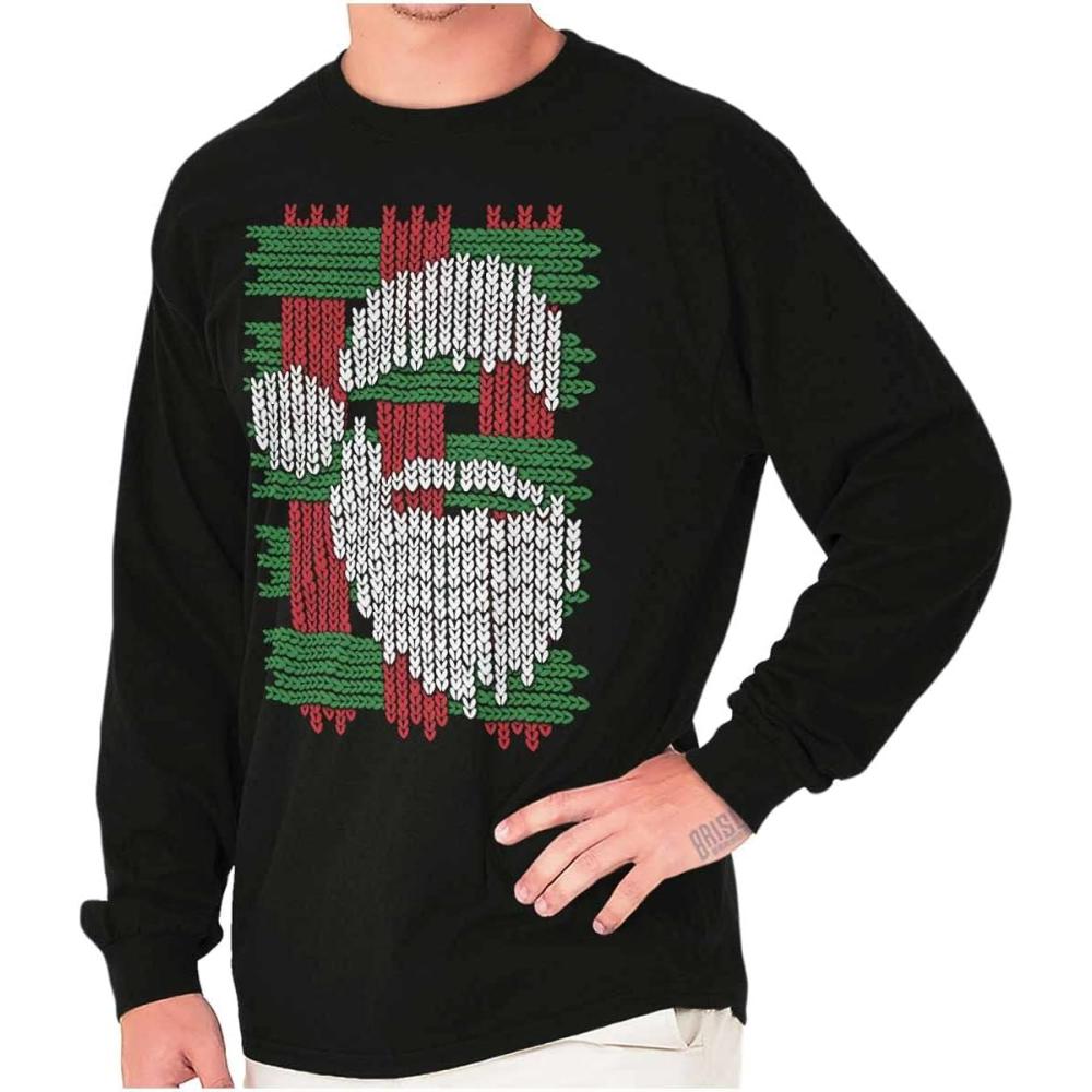 imageMerry Christmas Ya Filthy Animal Long Sleeve Tshirt Men WomenSanta Claus