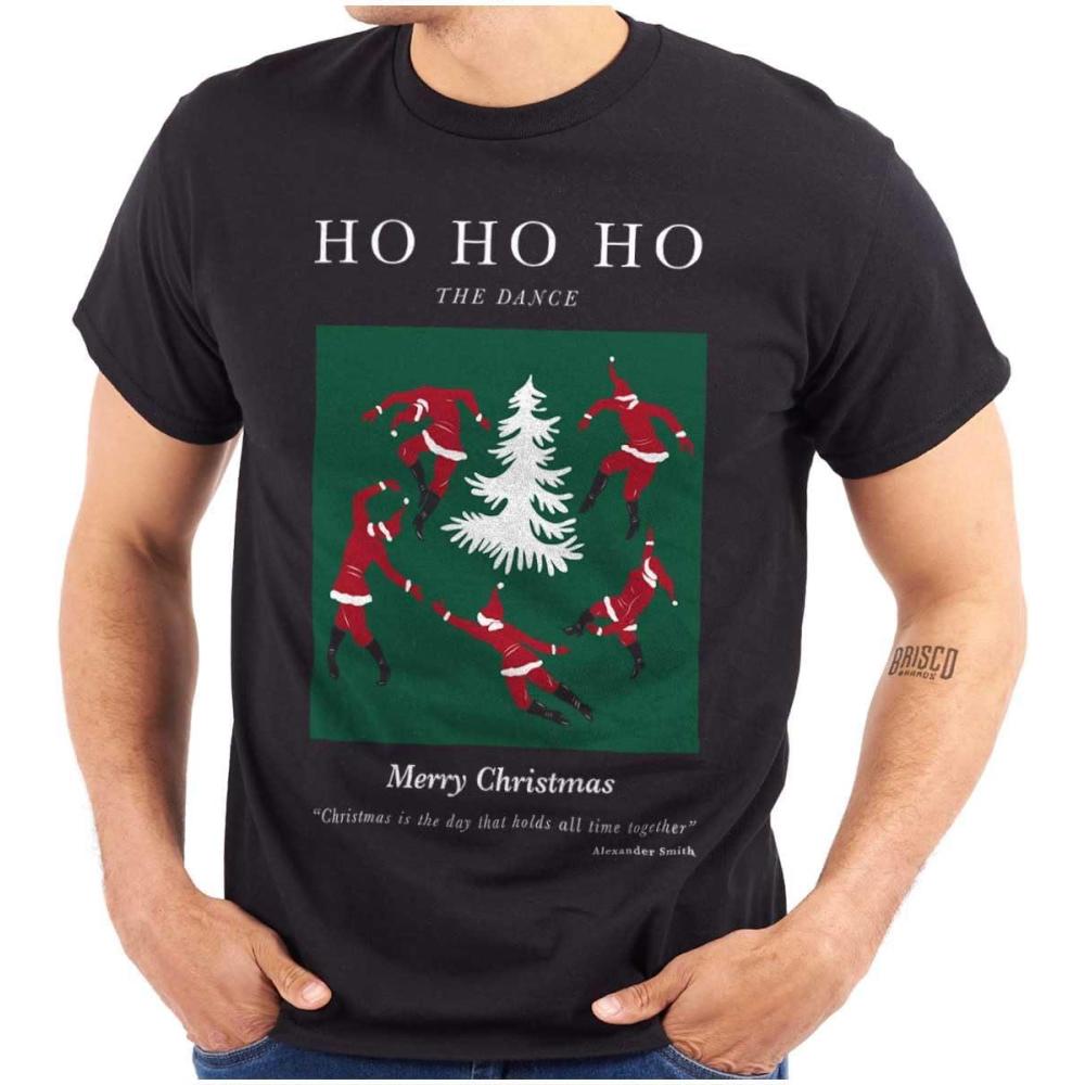imageChristmas Santa Dance Matisse Art Graphic T Shirt Men or Women