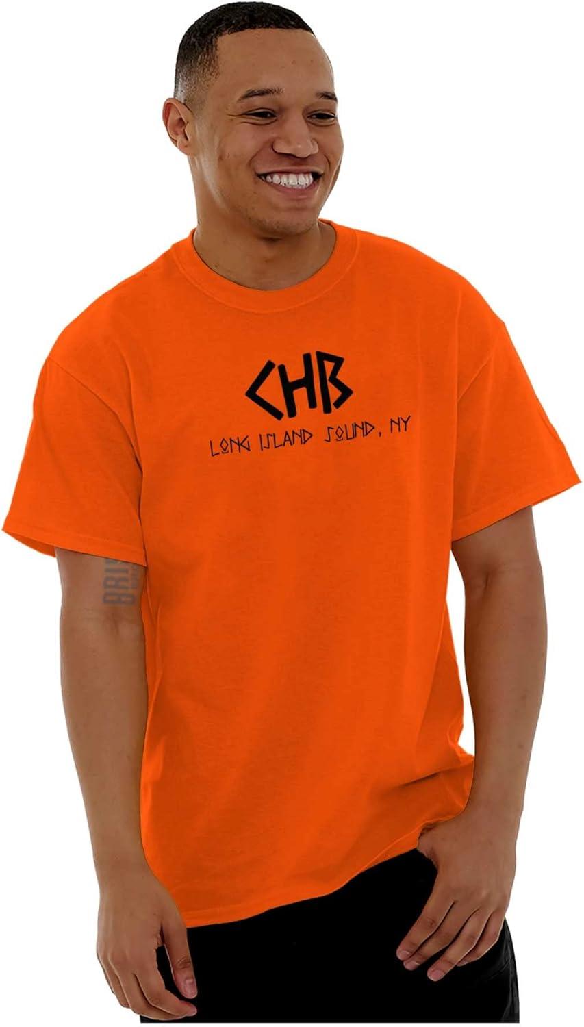 imageBrisco Brands Camp Half Blood Long Island Sound Graphic T Shirt Men or WomenOrange