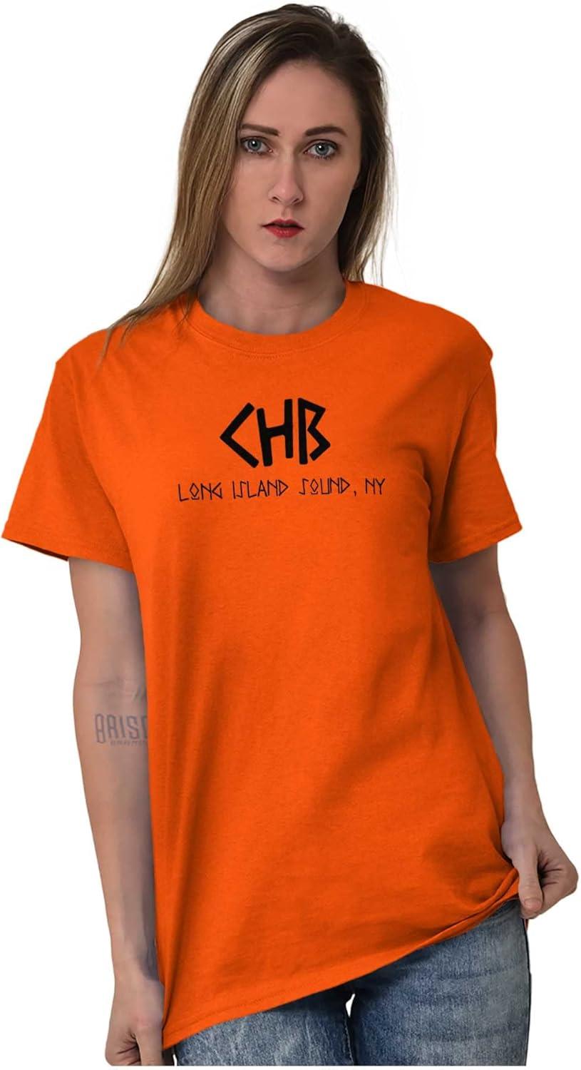 imageBrisco Brands Camp Half Blood Long Island Sound Graphic T Shirt Men or WomenOrange